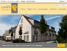 Tablet Screenshot of loewen-ulm.com
